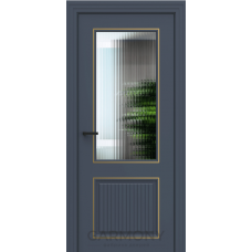 Дверь межкомнатная Гармония Аэстетик 4, стекло, молдинг